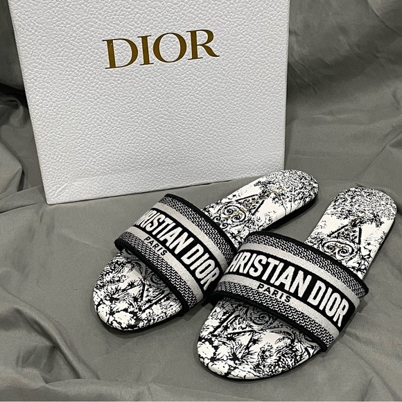 Baby Dior Shoes - Dior Women's Black and White Sandals